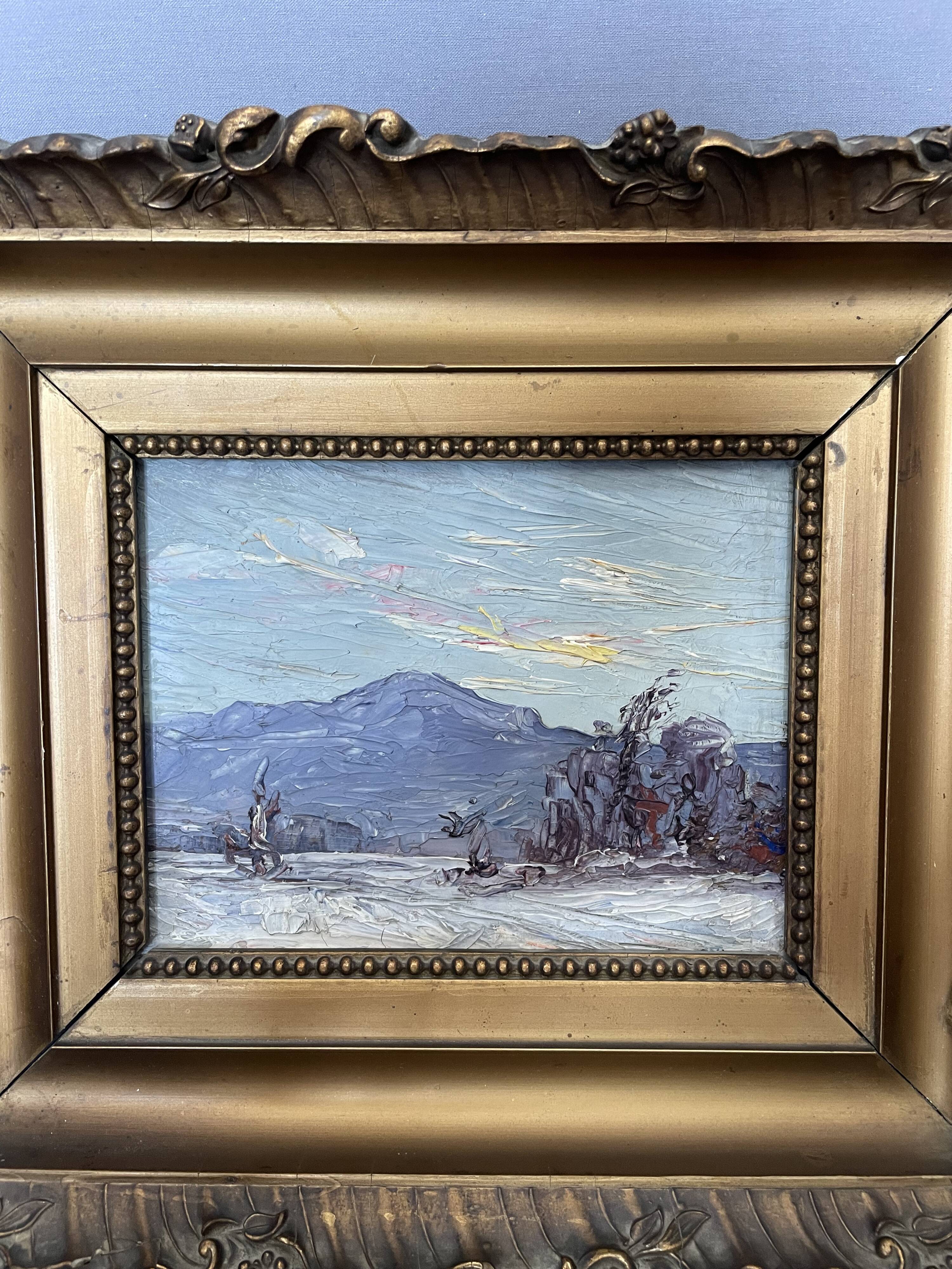 Painting signed Albertin 1867-1933