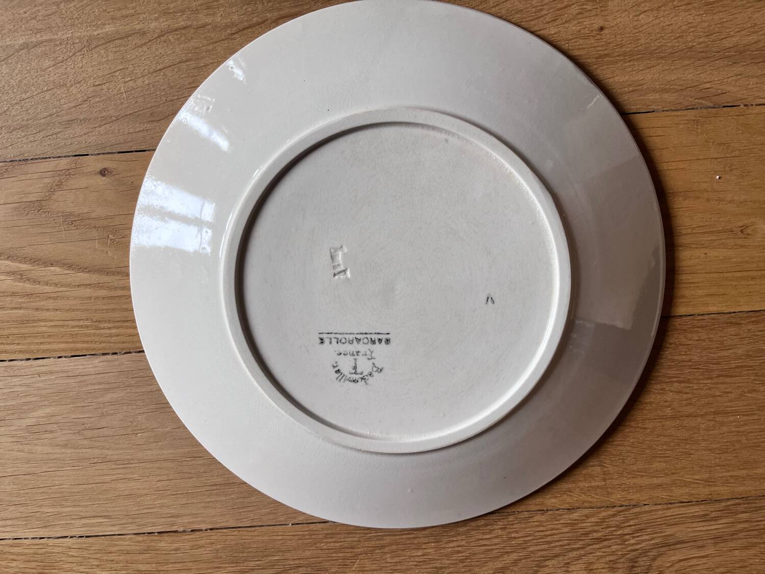 Large Badonviller Barcarolle Plate