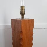 Wooden lamp foot