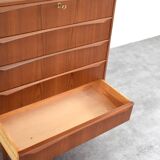 Mid-Century Danish Teak Chest of Drawers, 1960s.
