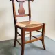 Cherry wood chair in Directoire style