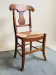 Cherry wood chair in Directoire style