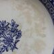 2 octagonal semi-deep plates, English ironstone "Chrysanthemum" Minton
