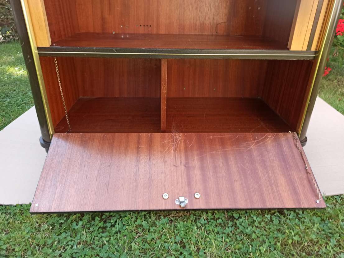 Mid-Century roller shutter cabinet, 1960s / 1970s