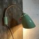 Green wall lamp, 60's