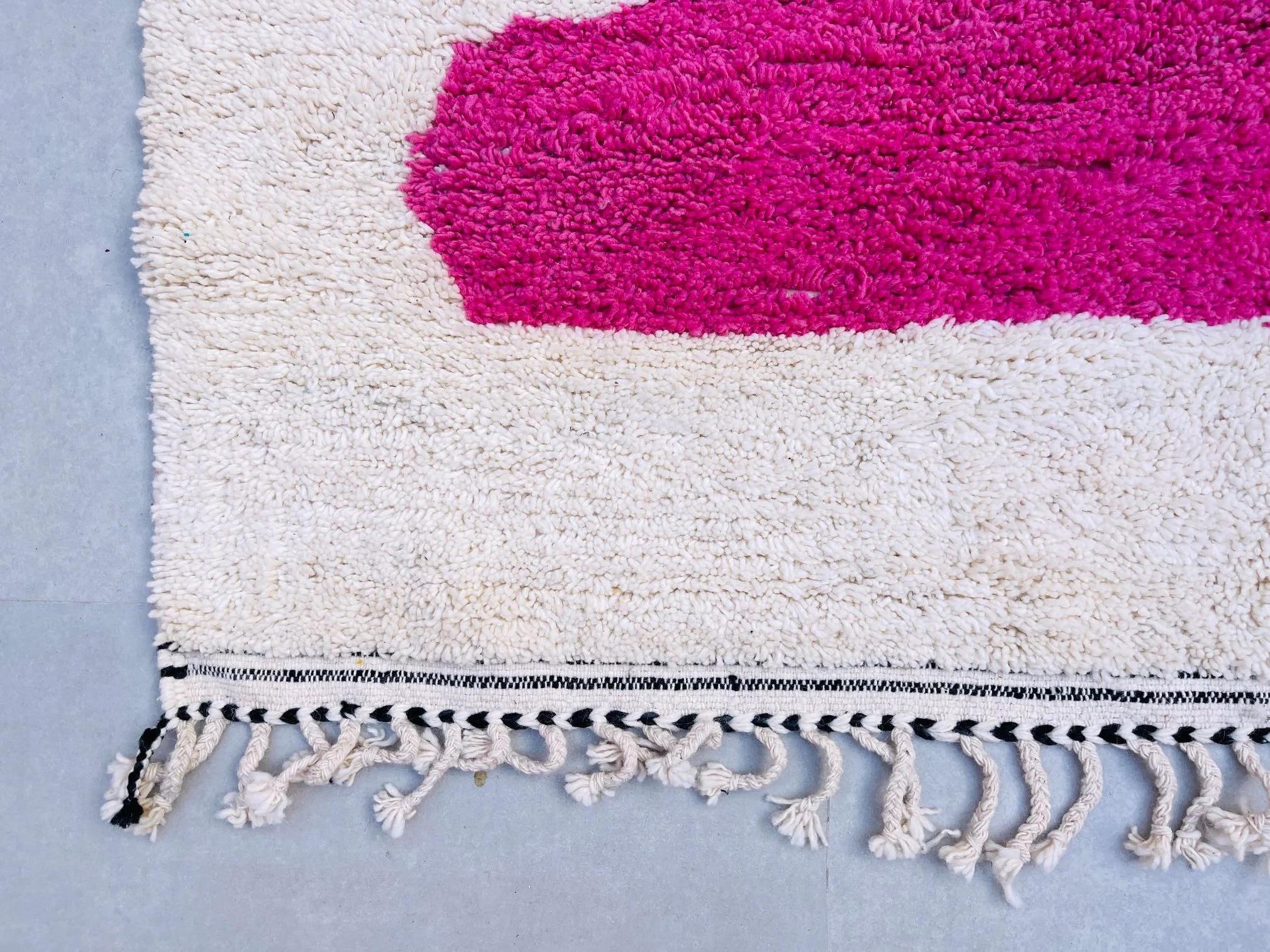 Abstract Moroccan rug - Beni Ouarain rug 2.5/1.5