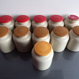 Ancient jar of mustard sandies from Meaux Pommery