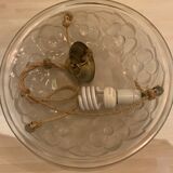 Old washbasin in glass paste
