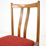 Ensemble de quatre chaises de salle à manger des années 1970, Tchécoslovaquie