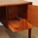 Vintage desk by Wilhelm Renz in double-sided teak, 1960s