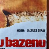 Affiche cinéma originale "La Piscine" Alain Delon, Romy Schneider 48x70cm 1969