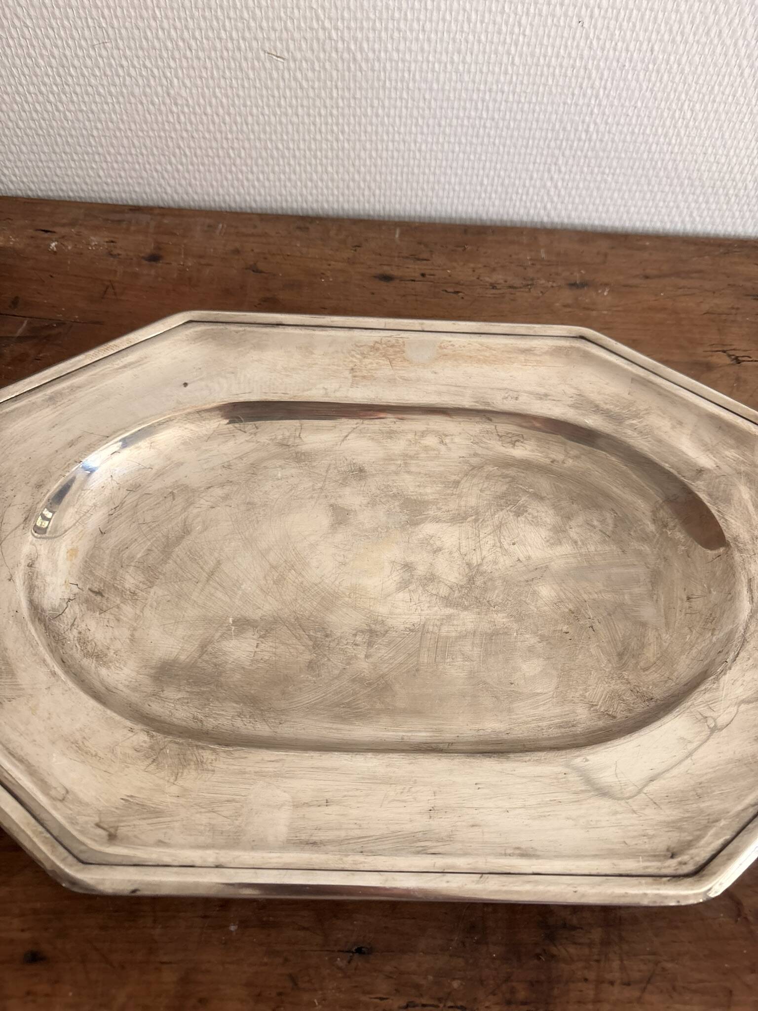Silver Metal Fruit Bread Basket Christofle Gallia