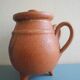 antique cooking pot, tripod pot, decorative pot, old earthenware cooking pot