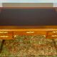 Empire style desk return from egypt double sided in mahogany and gilded bronzes year 1900