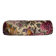 XL floral linen canvas bolster cushion from the 1950s.