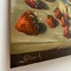 Still life painting strawberries