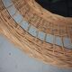 Rattan mirror