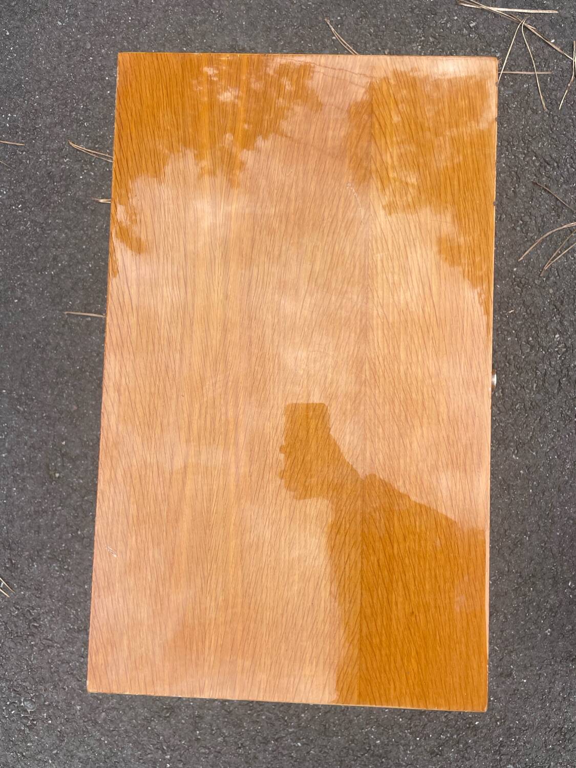 Bedside table with compass feet, 1960s