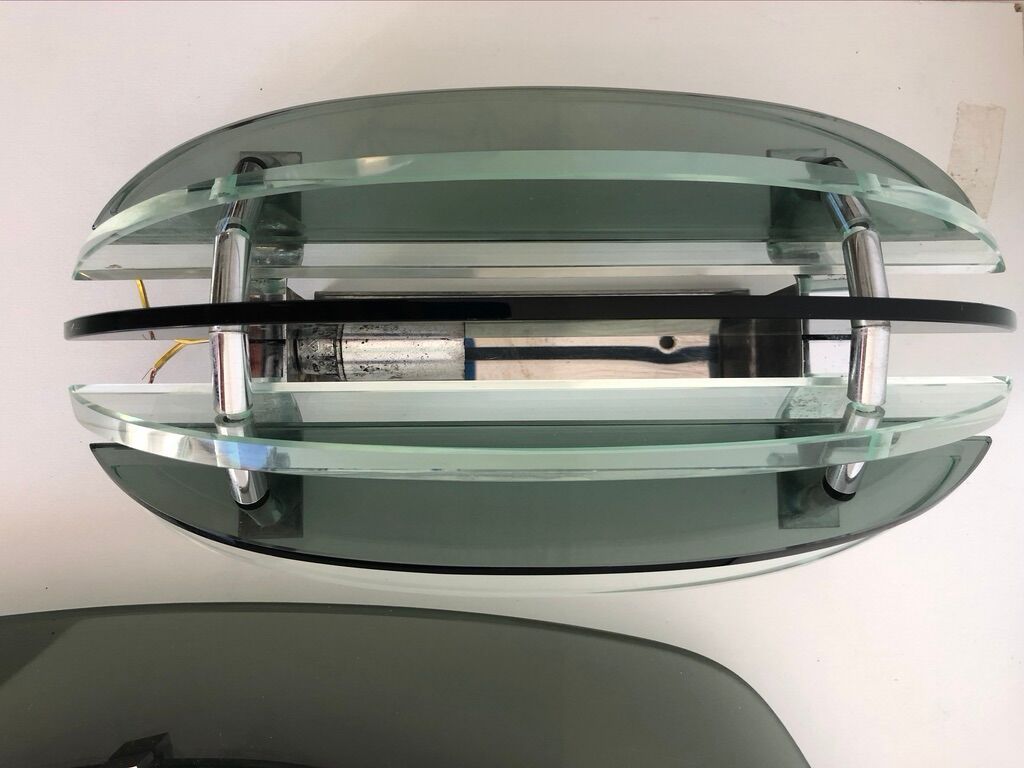 Veca mirror and 2 matching Veca wall lights made in Italy.