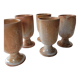 Lot of 5 stoneware mazagrans