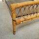 Pair of vintage rattan twin bed