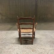 Fauteuil provençal, assise en paille