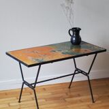 Table basse lave émaillée