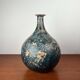 Brutalist mid-century studio pottery vase by Gerhard Liebenthron, 1975.