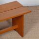 Vintage pine bench, 20th-century work.