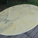 Meal table, oval, marble, 70