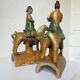 Ming period terracotta equestrian ridge tile