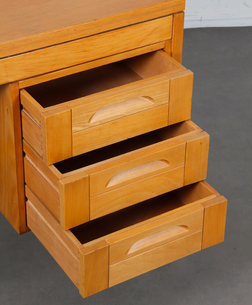 Vintage wooden desk from the 1970s