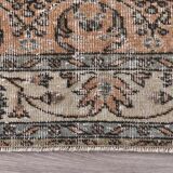 Brunt Orange & Beige Vintage Runner Rug 80x268Cm SK 240825