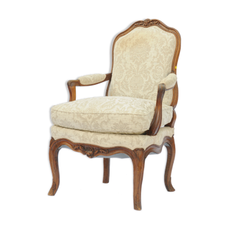 Fauteuil cabriolet de style Louis XV