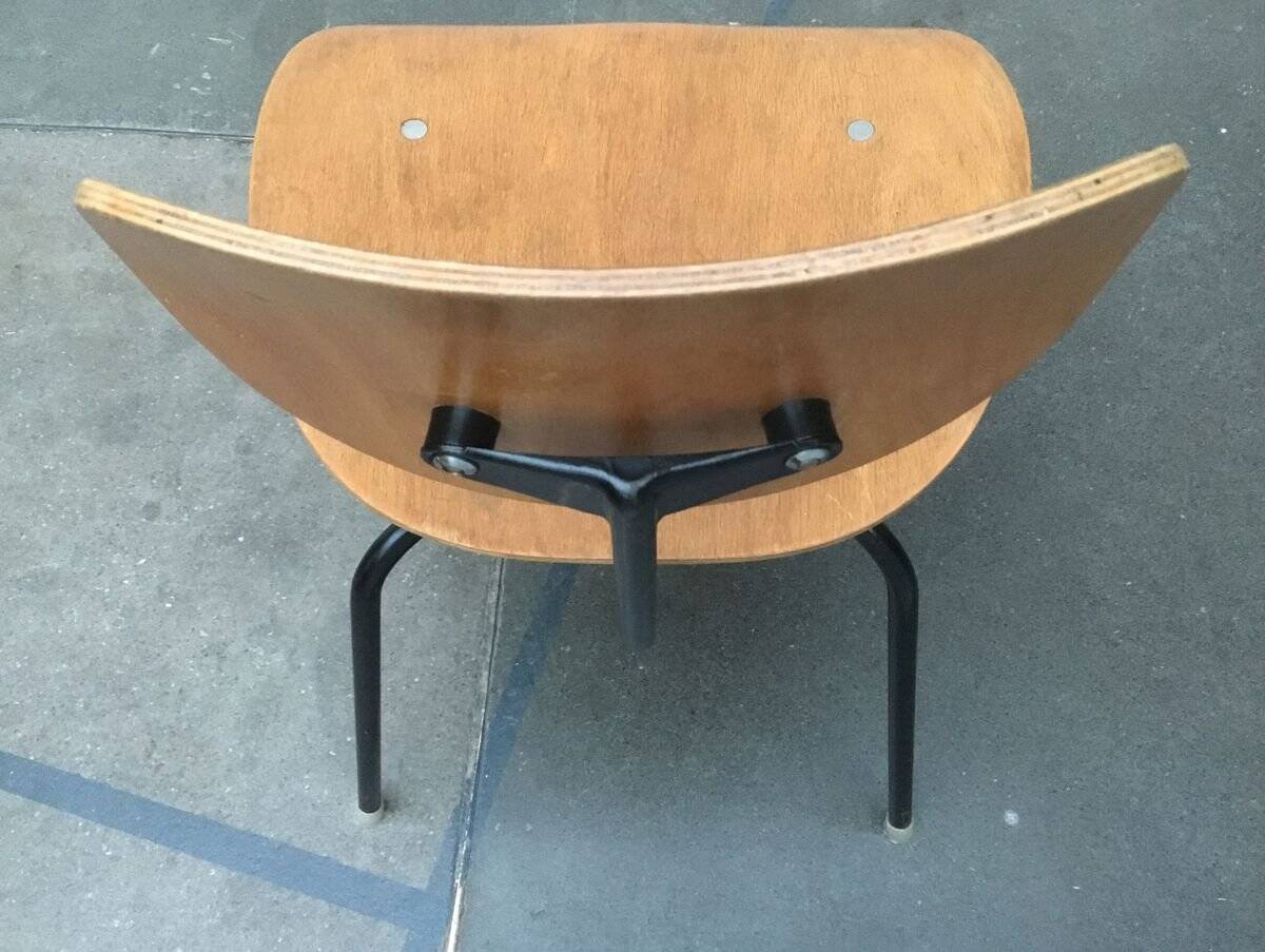 German SE 68 chair from the early Mid-Century by Egon Eiermann for Wilde+Spieth.