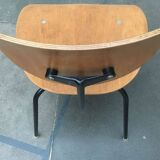 German SE 68 chair from the early Mid-Century by Egon Eiermann for Wilde+Spieth.