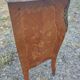 Curved commode in rosewood, Louis XV style.