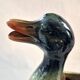 Zoomorphic pitcher barbotine Saint Clément Mallard Duck A028