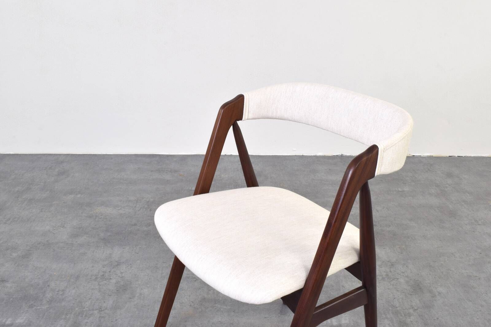 Danish Teak Dining Chairs by Th. Harlev for Farstrup, 1960s, Set of 4.