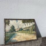 Petit tableau impressionniste paysage