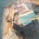 Maurice Boel, Blue Abstract Composition 1962