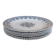 6 dessert plates from Hautin-Boulenger et Cie ironstone.