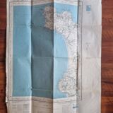Old map of Les Pieux - 1/50,000th (1958)