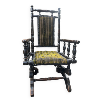 Napoleon III children's rocking chair