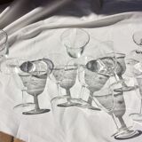 10 engraved foot glasses