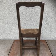 Former lorraine baby chair assise child light vintage wood