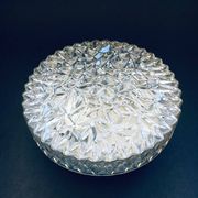 German Wall Lamp in Crystal Glass by Bur Leuchten, 1960s