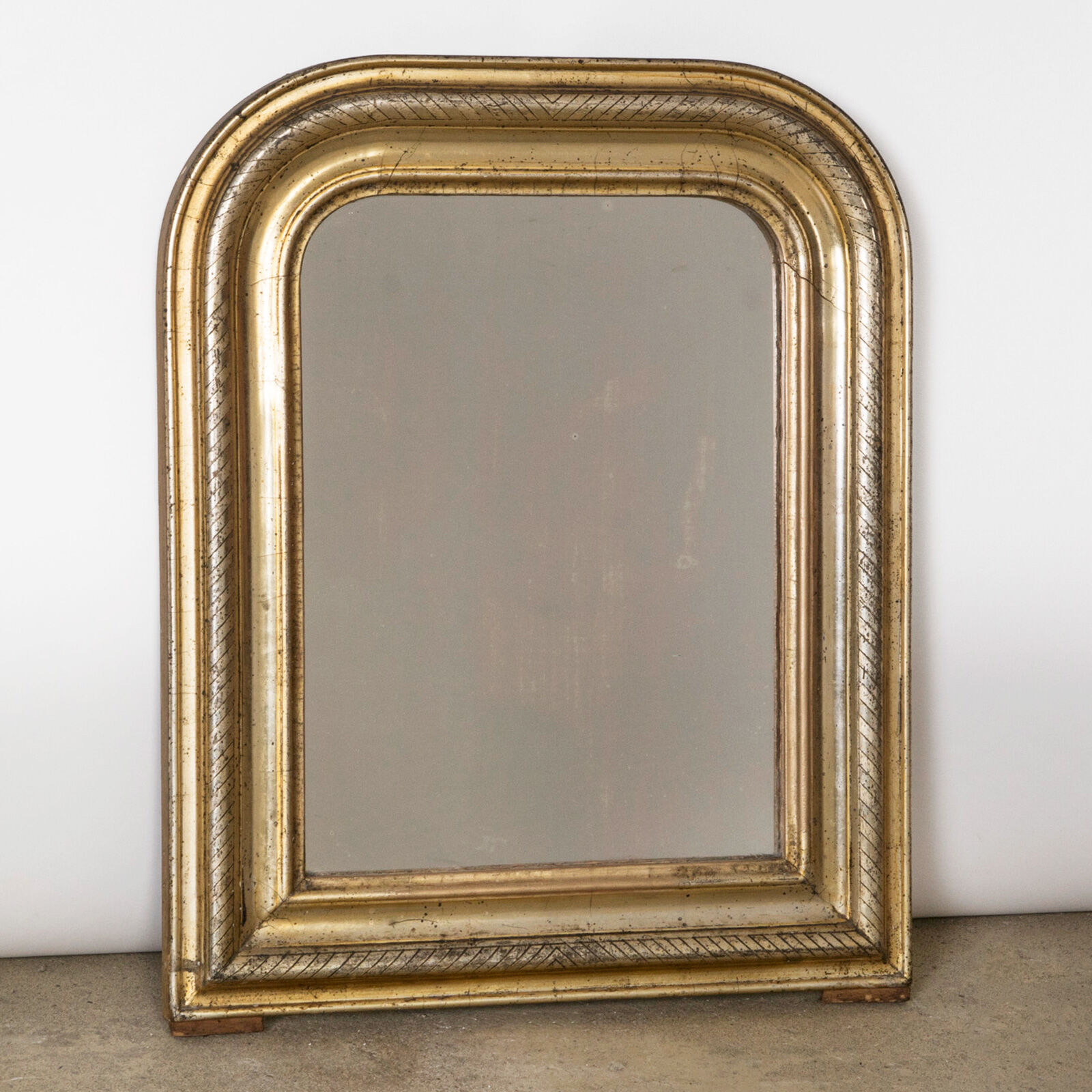 19th C Louis Philipe Mirror with Stripes