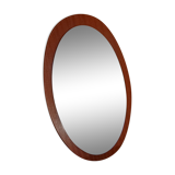 Danish Scandinavian oval mirror 60s