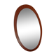 Danish Scandinavian oval mirror 60s